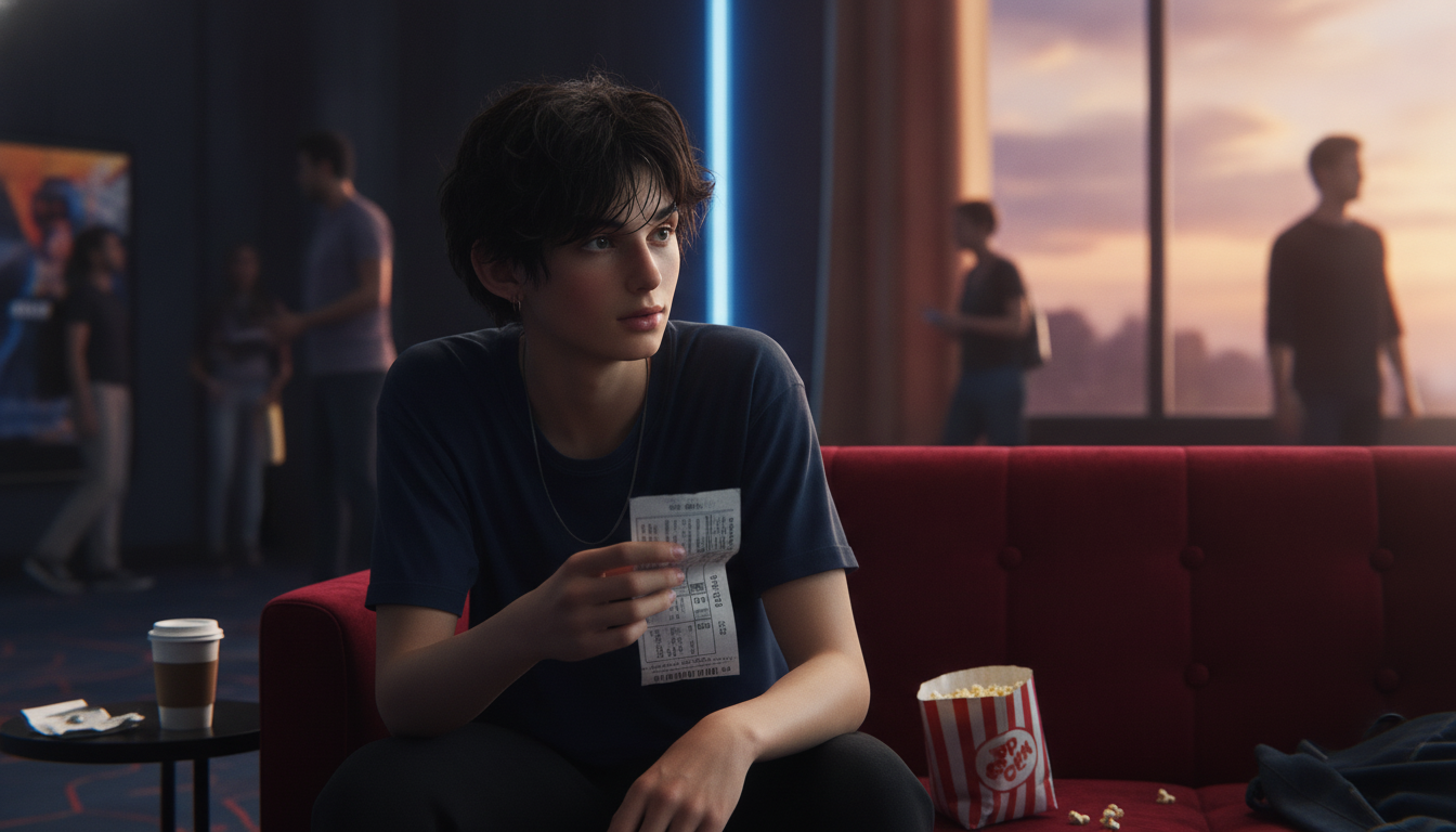1時間遅れの映画館と、ふたつの世界が交差する赤いソファ