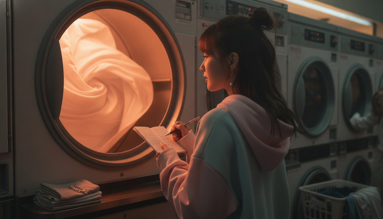 深夜のコインランドリーで見つけた、ぐるぐる回るだけの贅沢な時間