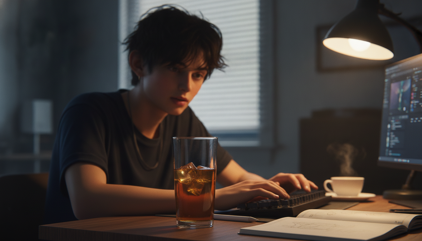 グラスの底で崩れた氷の音と、予測できない沈黙を待つ豊かさ