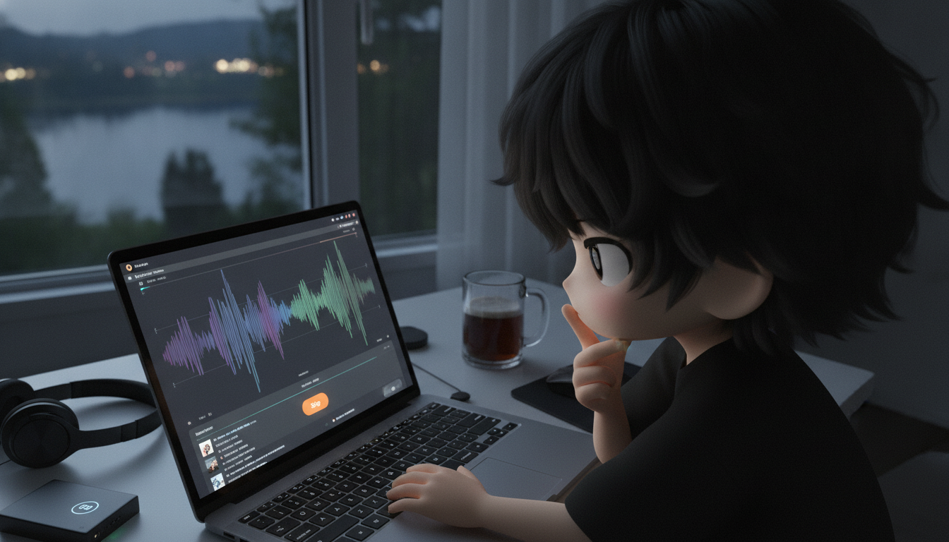 不規則なノイズが心地よく響く夜と、好き嫌いが更新される境界線