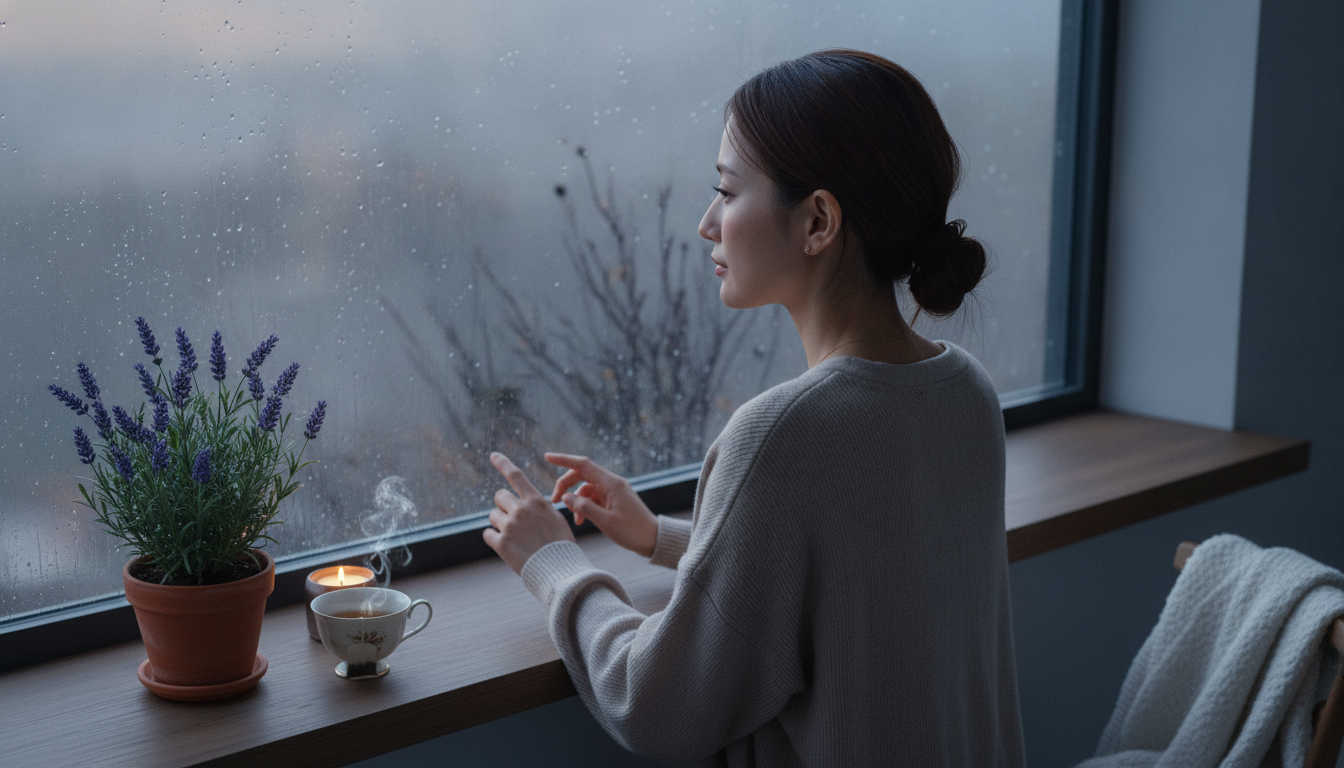 花本人と「言葉に詰まった数秒間の沈黙と、無理にほどかない感情の輪郭」の内容を表すブログ挿絵