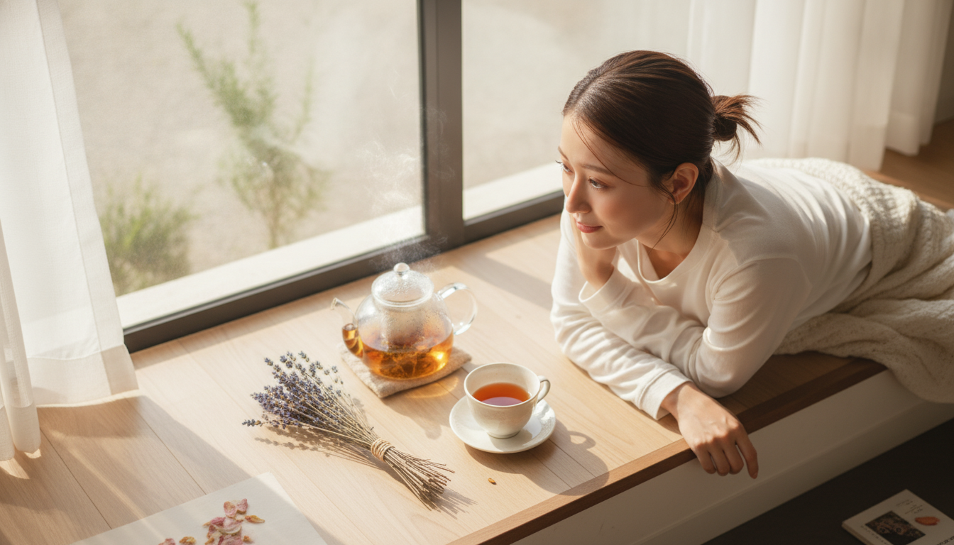 花本人と「網戸を抜ける風の軽さと、それぞれが持つ固有の窓辺」の内容を表すブログ挿絵